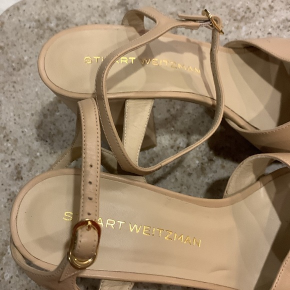 NWOT Stuart Weitzman Dayna Platform Sandals Size 9 - Picture 9 of 12